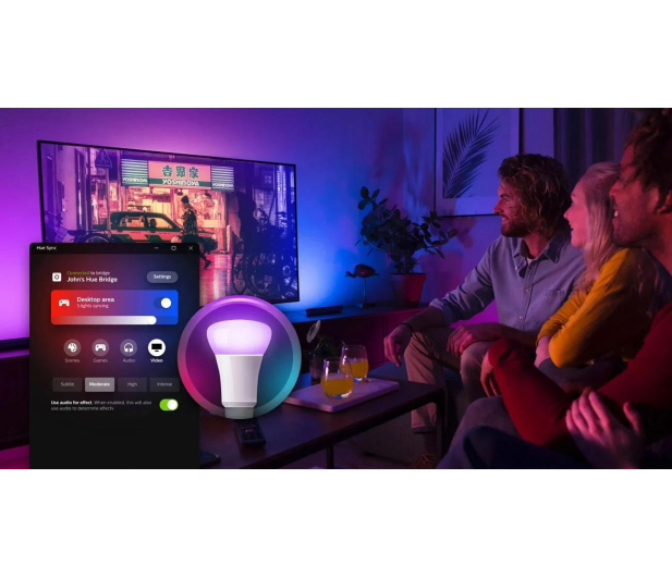Philips Hue White and color ambiance Zestaw startowy 3xGU10 - 696839 - zdjęcie 5